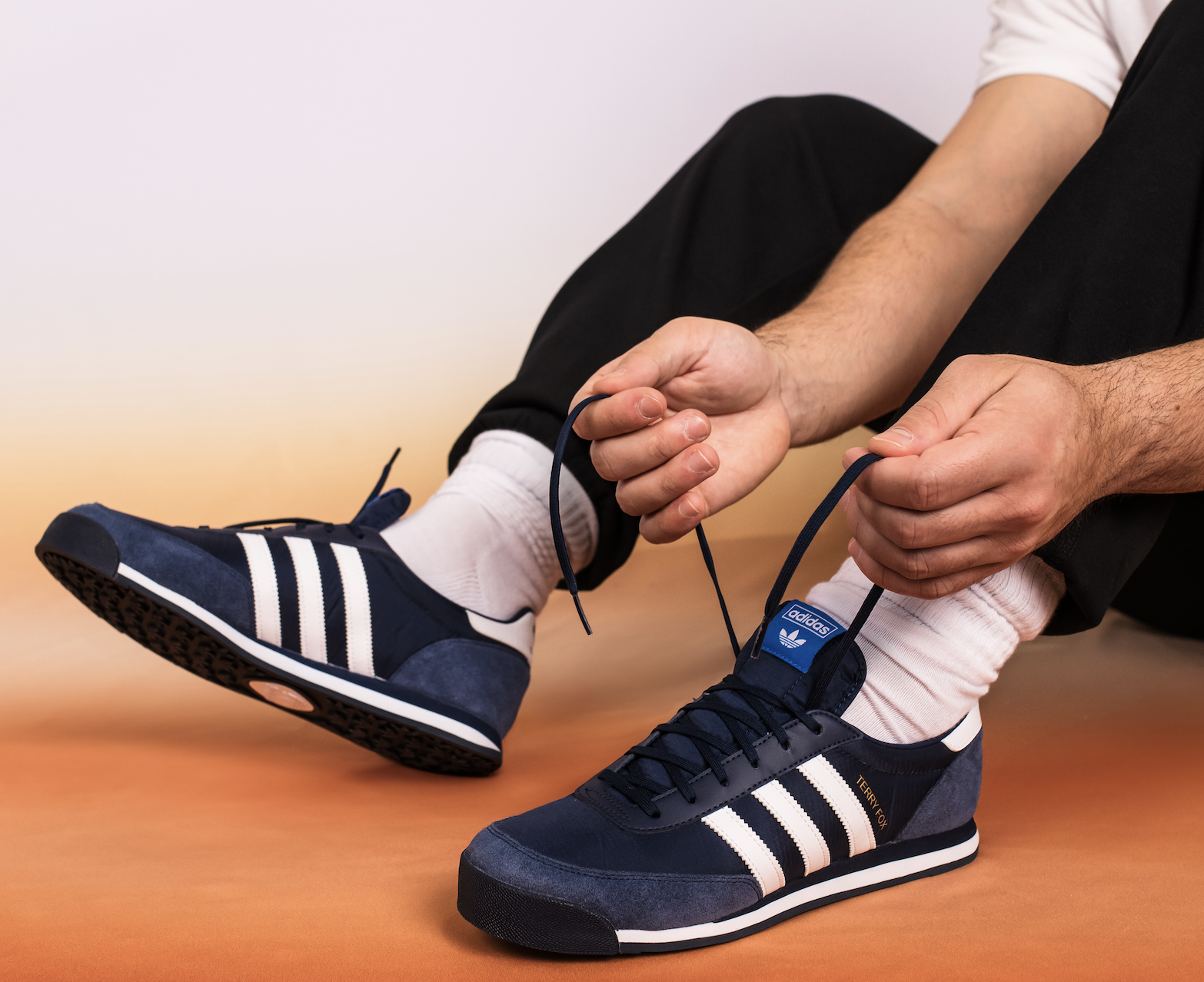 Terry Fox landscape shoe